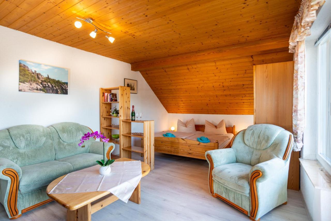 Mittelndorf Pension Am Weinberg Saechsische Schweiz מראה חיצוני תמונה