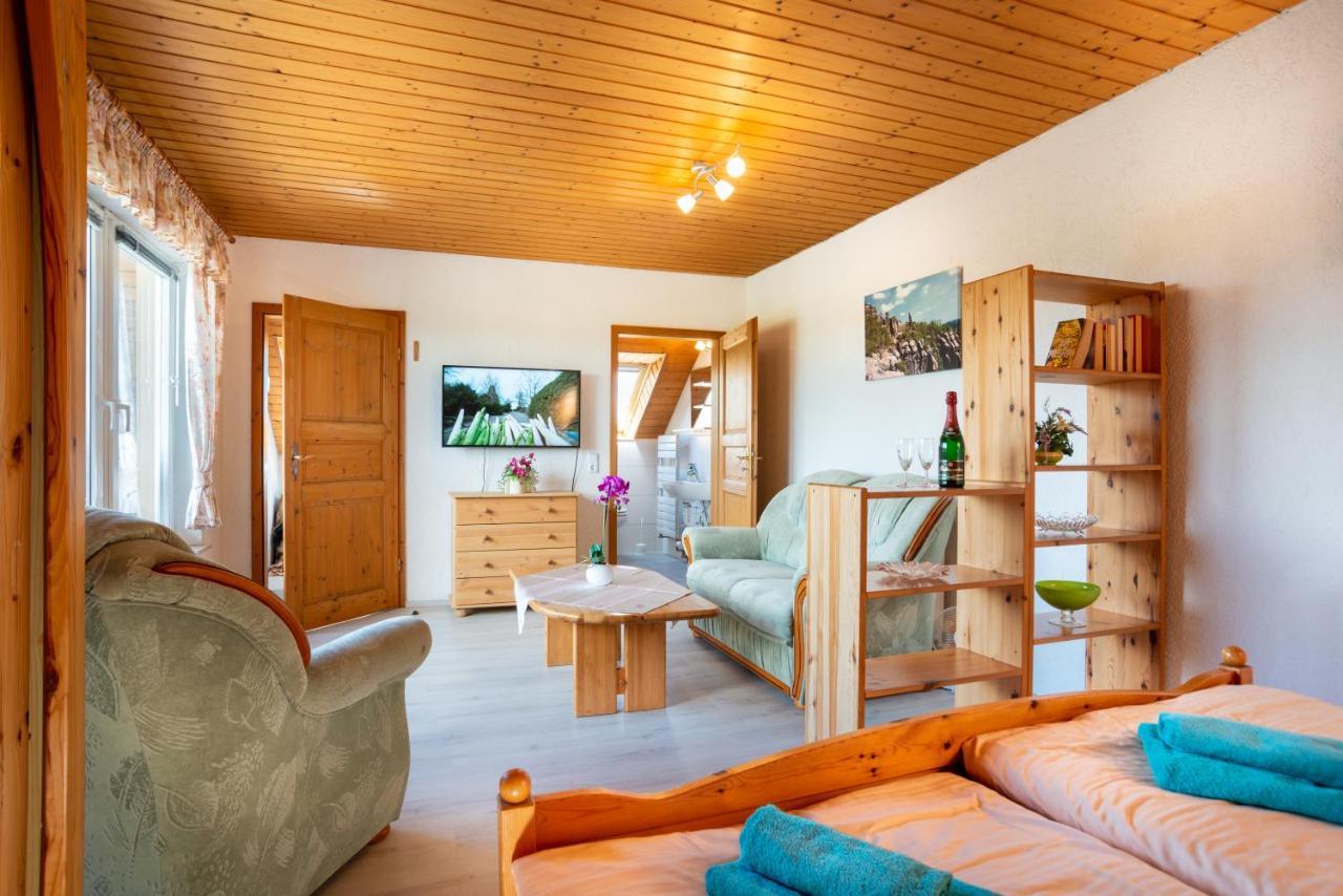 Mittelndorf Pension Am Weinberg Saechsische Schweiz מראה חיצוני תמונה