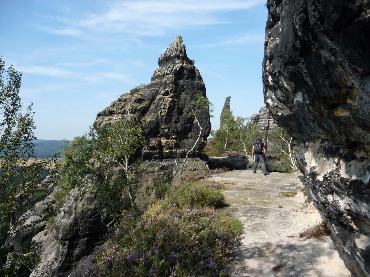 Mittelndorf Pension Am Weinberg Saechsische Schweiz מראה חיצוני תמונה