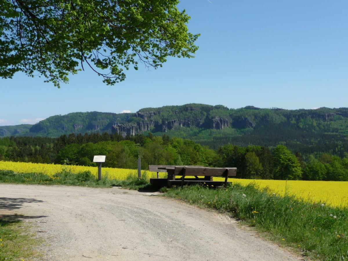Mittelndorf Pension Am Weinberg Saechsische Schweiz מראה חיצוני תמונה