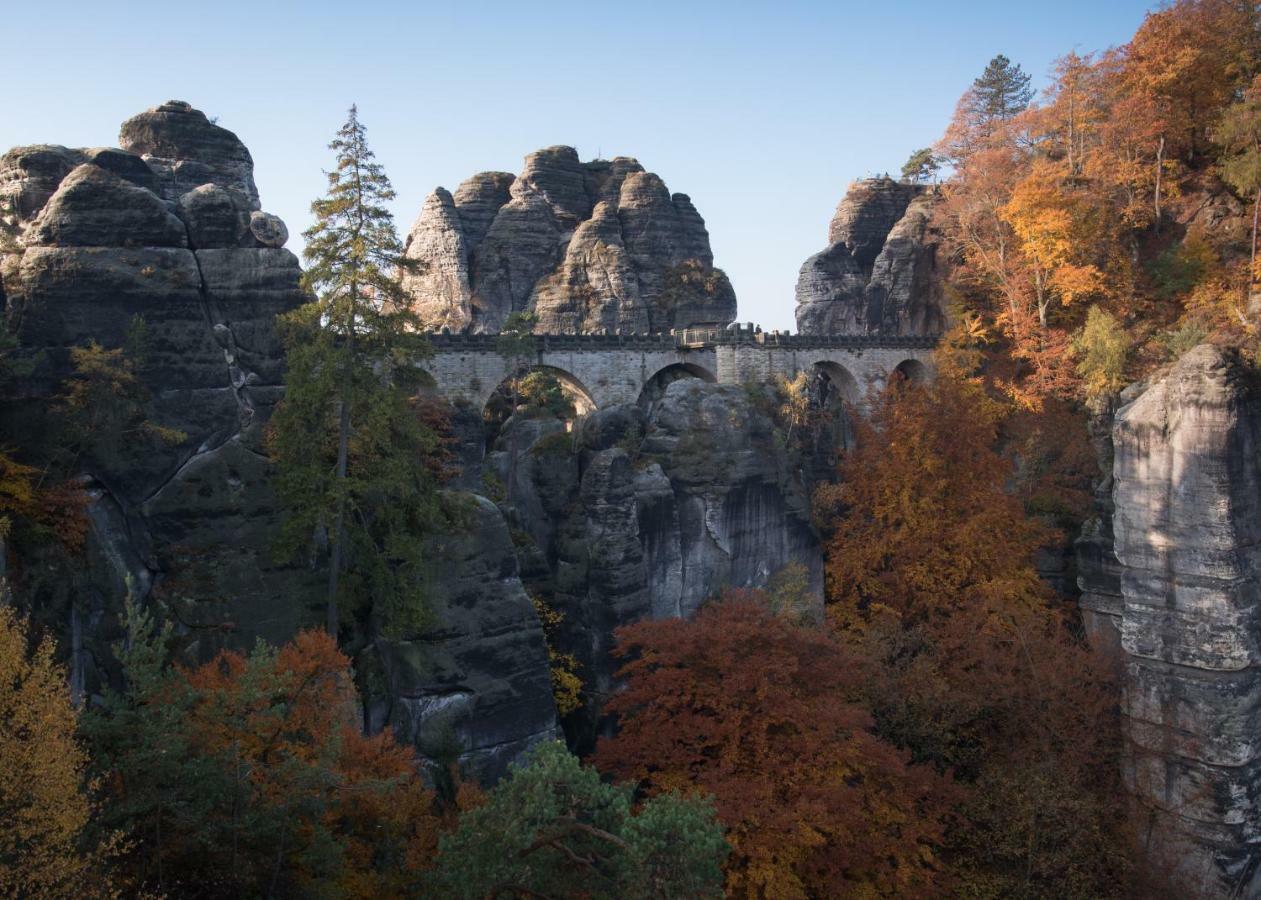 Mittelndorf Pension Am Weinberg Saechsische Schweiz מראה חיצוני תמונה